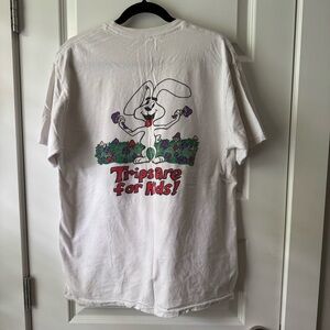 Silly Rabbit Trips Are For Kids White Graphic T-Shirt Large